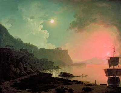 Vesuvius from Posillipo by Joseph Wright of Derby